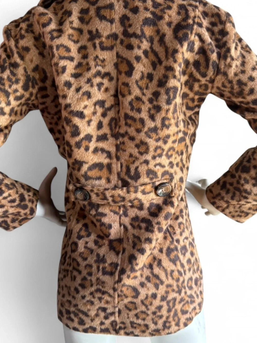 MeJane leopard print coat faux fur “Fran Fine vibes” - Picture 5 of 6